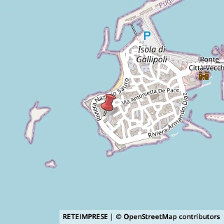 Mappa Via Briganti, 19, 73014 Gallipoli, Lecce (Puglia)