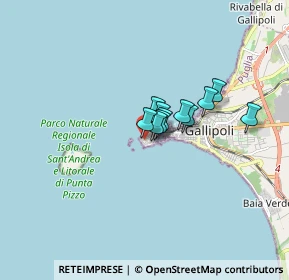 Mappa Via Briganti, 73014 Gallipoli LE, Italia (0.97364)