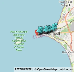 Mappa Via Briganti, 73014 Gallipoli LE, Italia (0.96188)