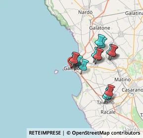 Mappa Piazza Falcone e Borsellino, 73014 Gallipoli LE, Italia (6.13313)