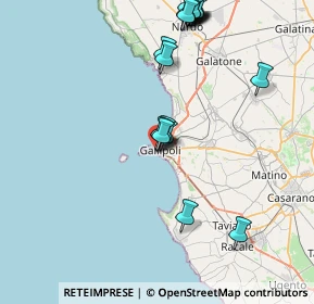 Mappa Piazza Falcone e Borsellino, 73014 Gallipoli LE, Italia (10.2255)