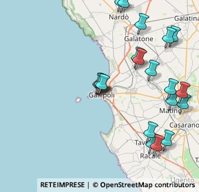 Mappa Piazza Falcone e Borsellino, 73014 Gallipoli LE, Italia (9.962)