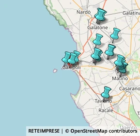 Mappa Piazza Falcone e Borsellino, 73014 Gallipoli LE, Italia (8.8785)