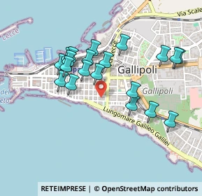 Mappa Piazza Falcone e Borsellino, 73014 Gallipoli LE, Italia (0.466)