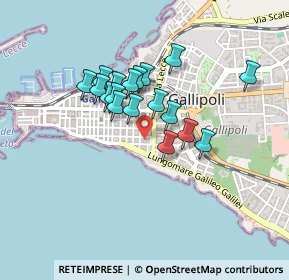 Mappa Piazza Falcone e Borsellino, 73014 Gallipoli LE, Italia (0.35722)