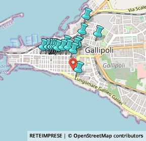 Mappa Piazza Falcone e Borsellino, 73014 Gallipoli LE, Italia (0.3755)