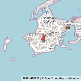 Mappa Via Cesare, 13, 73014 Gallipoli, Lecce (Puglia)