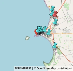 Mappa 13 Via Cesare, 73014 Gallipoli LE, Italia (2.74833)