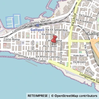 Mappa Via Isabella D'Aragona, 2f, 73014 Gallipoli, Lecce (Puglia)
