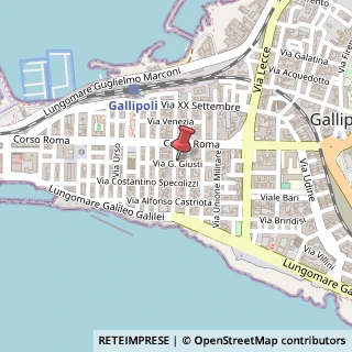 Mappa Via d'aragona i. 2, 73014 Gallipoli, Lecce (Puglia)