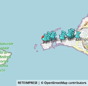 Mappa Riviera Nazario Sauro, 73014 Gallipoli LE, Italia (0.79154)