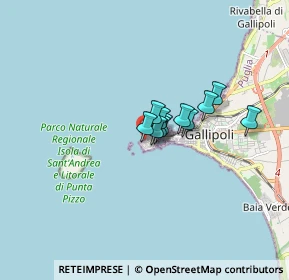 Mappa Riviera Nazario Sauro, 73014 Gallipoli LE, Italia (0.96091)