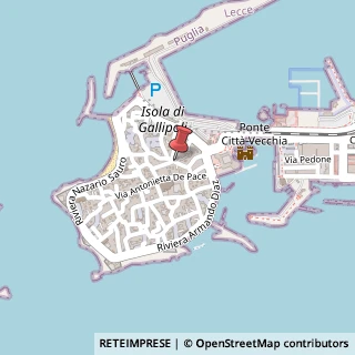 Mappa Via Incrociata, 11, 73014 Gallipoli, Lecce (Puglia)