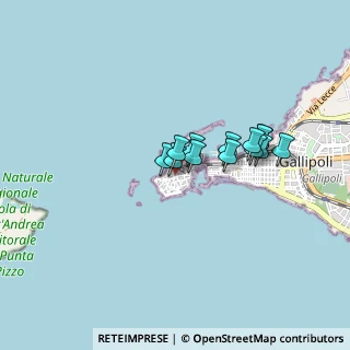 Mappa Via Sant'Angelo, 73014 Gallipoli LE, Italia (0.66769)