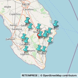 Mappa Prov.le per Poggiardo, 73020 Botrugno LE, Italia (12.54875)