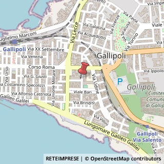 Mappa Via Foggia, 4, 73014 Gallipoli, Lecce (Puglia)