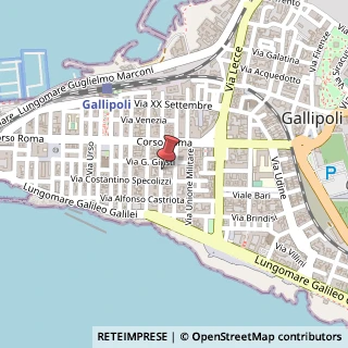 Mappa Via C. di Cordova, 5, 73014 Gallipoli, Lecce (Puglia)