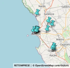 Mappa Via Cavalieri di Rodi, 73014 Gallipoli LE, Italia (5.21077)