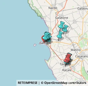 Mappa Via Cavalieri di Rodi, 73014 Gallipoli LE, Italia (6.82786)