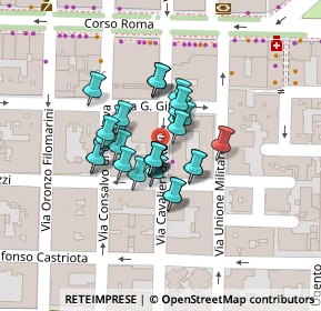 Mappa Via Cavalieri di Rodi, 73014 Gallipoli LE, Italia (0.01034)