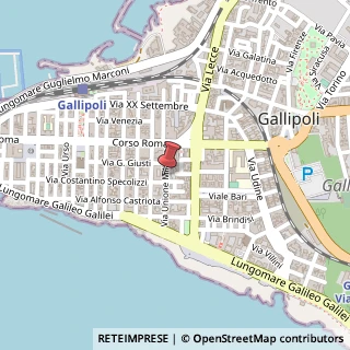 Mappa Via Unione Militare, 41, 73014 Gallipoli, Lecce (Puglia)
