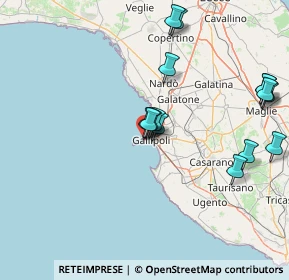 Mappa Piazza Imbriani Ingresso dal mercato coperto, 73014 Gallipoli LE, Italia (17.176)