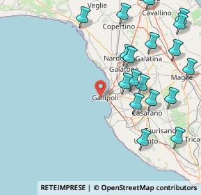 Mappa Piazza Imbriani Ingresso dal mercato coperto, 73014 Gallipoli LE, Italia (21.60556)