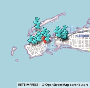 Mappa Piazza Imbriani Ingresso dal mercato coperto, 73014 Gallipoli LE, Italia (0.303)