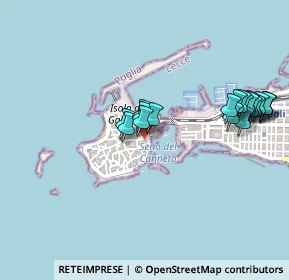 Mappa Piazza Imbriani Ingresso dal mercato coperto, 73014 Gallipoli LE, Italia (0.5425)