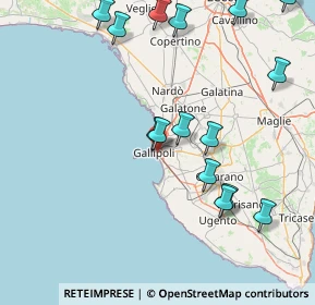 Mappa Via Giorgio da Gallipoli, 73014 Gallipoli LE, Italia (20.058)