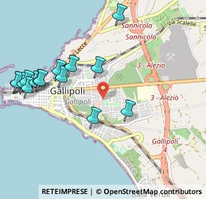 Mappa Via Giorgio da Gallipoli, 73014 Gallipoli LE, Italia (1.26267)