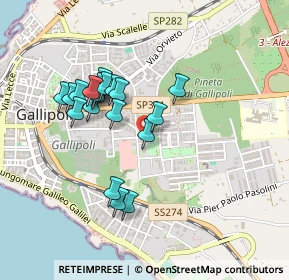 Mappa Via Giorgio da Gallipoli, 73014 Gallipoli LE, Italia (0.434)