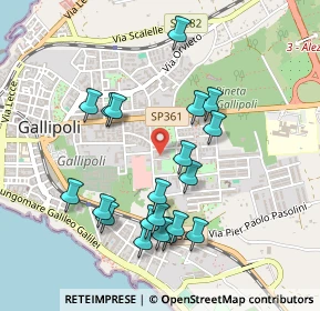 Mappa Via Giorgio da Gallipoli, 73014 Gallipoli LE, Italia (0.5115)