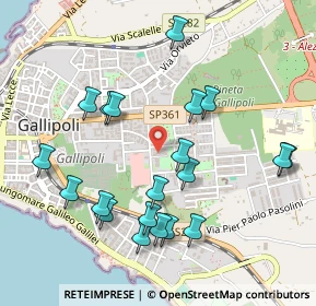 Mappa Via Giorgio da Gallipoli, 73014 Gallipoli LE, Italia (0.562)