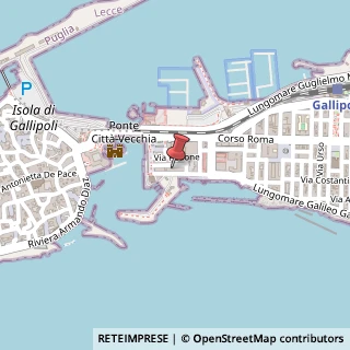 Mappa Via della Cala, 15, 73014 Gallipoli, Lecce (Puglia)