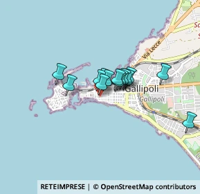 Mappa Via Mazzarella, 73014 Gallipoli LE, Italia (0.56857)