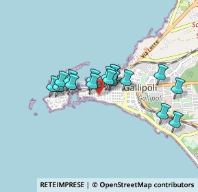 Mappa Via Mazzarella, 73014 Gallipoli LE, Italia (0.73412)