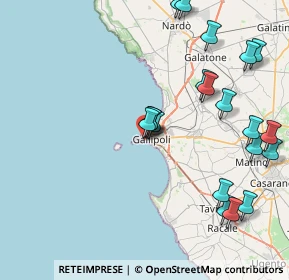 Mappa Via Mazzarella, 73014 Gallipoli LE, Italia (10.227)