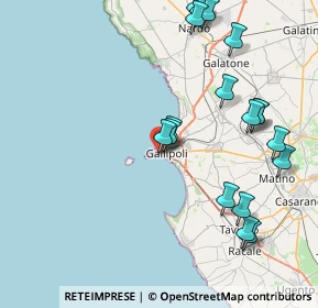 Mappa Via Mazzarella, 73014 Gallipoli LE, Italia (10.4125)