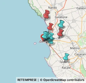 Mappa Via Castromediano angolo Ampelea 4c presso Galleria Carducci, 73014 Gallipoli LE, Italia (4.71333)