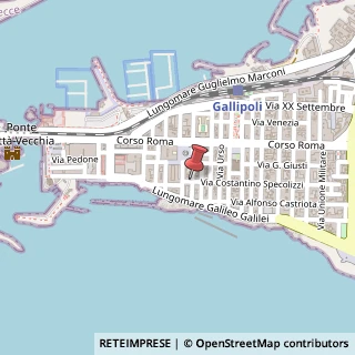 Mappa Via mazzarella 19, 73014 Gallipoli, Lecce (Puglia)