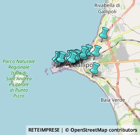 Mappa Via Mazzarella, 73014 Gallipoli LE, Italia (0.70105)