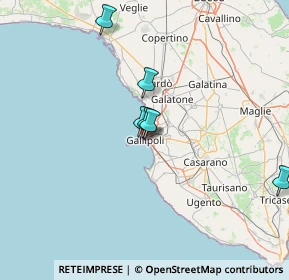 Mappa Via Kennedy, 73014 Gallipoli LE, Italia (40.76)