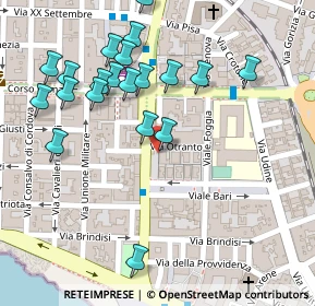 Mappa Via Kennedy, 73014 Gallipoli LE, Italia (0.147)