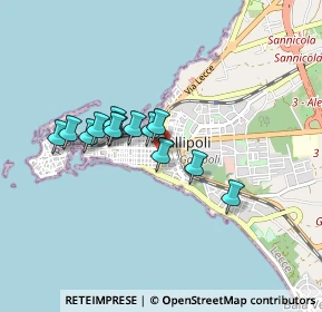 Mappa Via Kennedy, 73014 Gallipoli LE, Italia (0.73154)