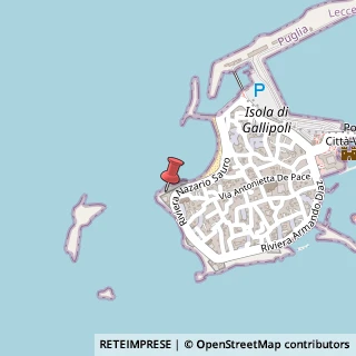 Mappa Riviera Nazario Sauro, 6, 73014 Gallipoli, Lecce (Puglia)