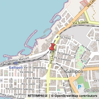 Mappa Via Lecce, 147, 73014 Gallipoli, Lecce (Puglia)