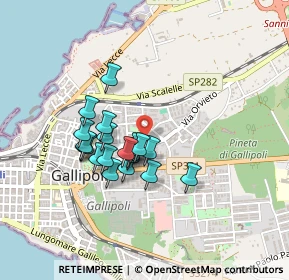 Mappa Viale Europa, 73014 Gallipoli LE, Italia (0.371)