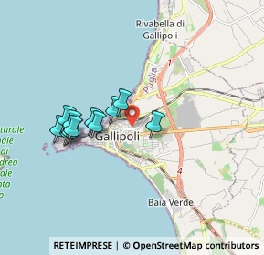 Mappa Viale Europa, 73014 Gallipoli LE, Italia (1.65182)