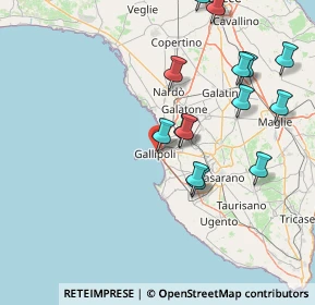 Mappa Viale Europa, 73014 Gallipoli LE, Italia (17.87929)